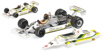 Minichamps 400800034 WILLIAMS FORD FW07 EMILIO DE VILLOTA SPANISH GP 1980 1:43 - Image 1 of 3