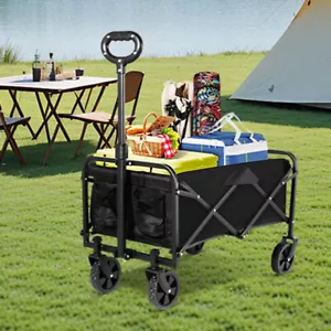 Transportwagen Bollerwagen Gartenwagen 90kg Faltbar Gerätewagen Handwagen - Bild 1 von 18