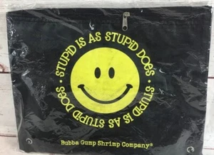 Forrest Bubba Gump Shrimp Co Drawstring Backpack Bag Stupid Is Smiling Pouch - Picture 1 of 12