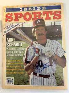Autographed Mike Schmidt Inside Sports Cover :Beckett BAS Authentication S41219 - Picture 1 of 2