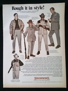 Pubblicità completa abbigliamento e stivali sportivi Browning 1971 - Foto 1 di 1