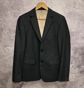 A KIND OF GUISE Men’s Gray Flannel Wool 2 Button Blazer Sportcoat Size 46 - Picture 1 of 23