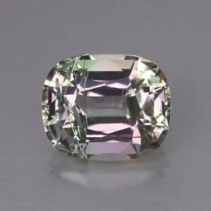 Impresionante hermosa turmalina gris 100 % natural de 5,13 quilates (11,1 x 9,2) extraída a la tierra - Imagen 1 de 2