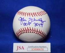 John Schuerholz HOF 2017 JSA COA Autograph Major League OML Signed Baseball