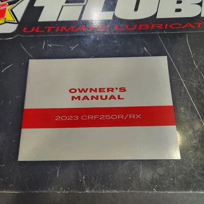 2023 HONDA CRF250R/ RX  FACTORY  OWNERS MANUAL - Image 1 of 2