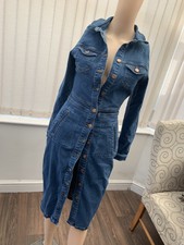 michelle keegan denim bodycon dress