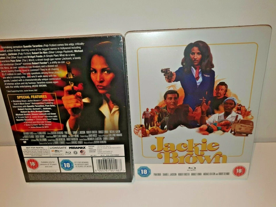 Jackie Brown Blu-Ray Limited Edition Exclusive Sold-Out Steelbook New and Sealed - Image 1 of 1