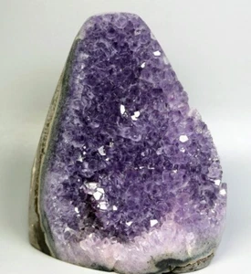 Cristallo di quarzo ametista naturale 1,63 libbre grappolo pietra geode esemplare minerale - Foto 1 di 17