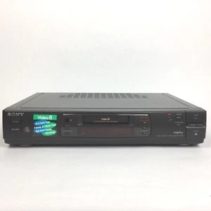 SONY EV-A60 8MM EDITING VCR WRK GREAT FOR 8MM TAPE TO TRANSFER VIDEO TO DVD BIN - Picture 1 of 2