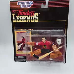 1997 alineación inicial Nip Tony Esposito Timeless Legends Chicago Black Hawks - Imagen 1 de 5
