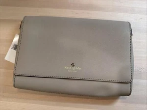 BOLSO DE HOMBRO KATE SPADE PARKER STREET RONATA CUERO TOSTADO NUEVO CON ETIQUETAS NUEVO $325 - Imagen 1 de 8