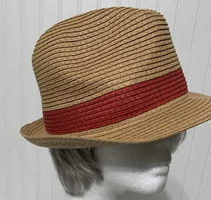 Unisex Fedora Paper Straw Porkpie Stingy Brim Trilby Cuban Style Hat SH25 - Picture 1 of 10