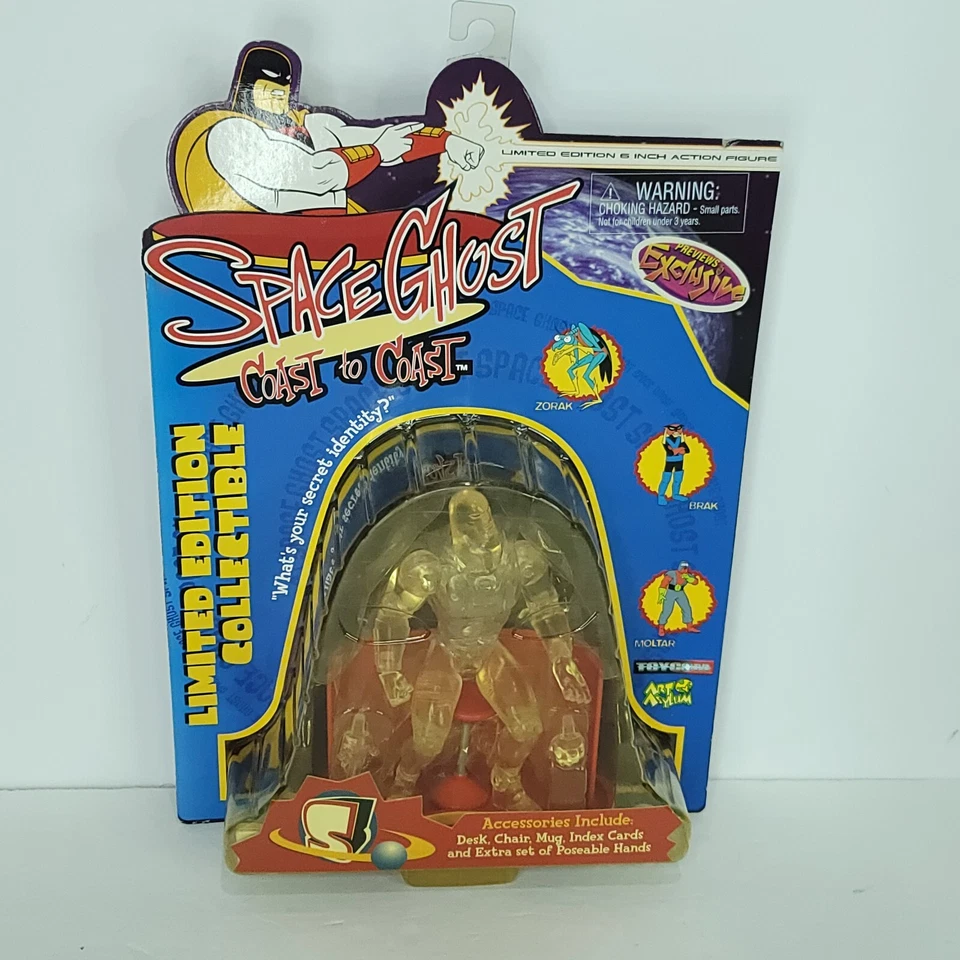 Space Ghost Coast to Coast Invisible Action Figure Sgc2c 1999 Toycom 6 Inch