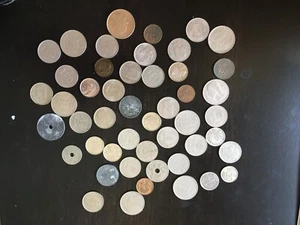49 vintage Belgium coins: 1925 5 centimes, 1904 10 centimes - Picture 1 of 4