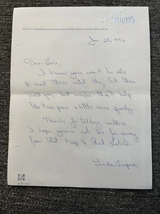 Carta manuscrita de Linda Lupear 1996 - Imagen 1 de 1