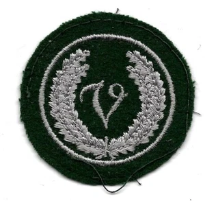 Polizei 70er Verdienstabzeichen Abzeichen HAMBURG Patch Polizeiabzeichen silber - Bild 1 von 2