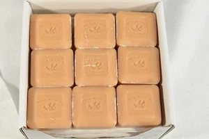 Box of 36 Pre De Provence Persimmon Quad Milled Shea Butter 25g Guest Soaps - Picture 1 of 6