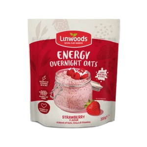 Linwoods Strawberry Energy Overnight Oats | Vegan (300g, 1kg) - Picture 1 of 8