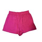 Victoria's Secret Pink Satin Collection Pajama PJ Boxer Shorts, M, NWT