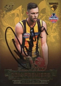Signed 2014 Hawthorn Hawks AFL Premiers Select Series Card - Jack Gunston - Picture 1 of 3