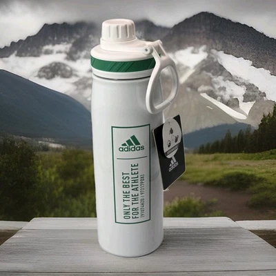 Adidas Originals 600 20 oz bottiglia d'acqua in metallo solo caldo/freddo miglior atleta - Immagine 1 di 4