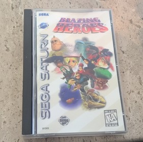 Blazing Heroes (Sega Saturn) - Rare CIB w registration card, Authentic, Tested