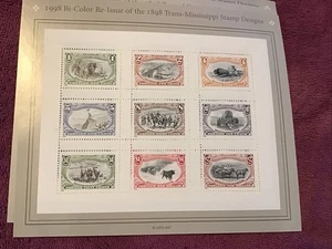 Briefmarken USA Scott #3209 Trans-Mississippi Neuauflage postfrisch kompletter Bogen - Bild 1 von 2