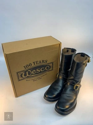 Botas de Ingeniero Wesco Mr. Lou - Talla 11E - Horween Horsebutt Chromexcel Cuero Foto 1 de 4