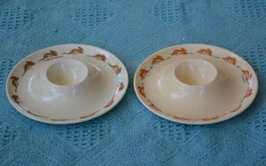 AS NEW 2001 + 1996 ROYAL DOULTON 2 x Bunny Bunnykins Design Egg Cups. Melamine - Bild 1 von 1