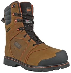 Hoss Boots Mens Clash 1000G Soft Toe Brown Leather Work Boots - Picture 1 of 7