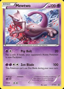 Pokemon Mewtwo (XY101/211) XY Black Star Promos NM HOLO - Picture 1 of 1