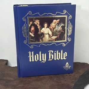 Freimaurer Freemason Heilige Bibel KJV Meister Referenz Erbstück roter Buchstabe - Bild 1 von 16