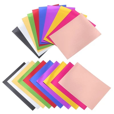 20 Sheets Metallic Paper Holographic for Crafts Cardstock Textured Color - Image 1 of 4
