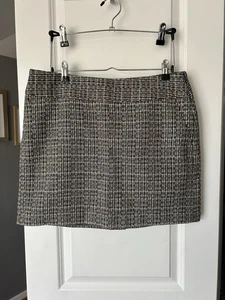 Forenza NWT Tweed Wool Blend Pencil Lined Skirt Size 10 Gray Beige - Picture 1 of 6