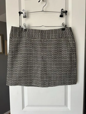 Forenza NWT Tweed Wool Blend Pencil Lined Skirt Size 10 Gray Beige - Image 1 of 4