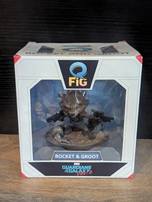 Q-Fig Rocket & Groot Marvel Guardianes de la Galaxia Vol. 2 - Caja abierta, nunca usar Foto 1 de 4