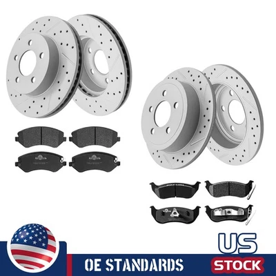 Керамические передние задние дисковые тормозные колодки для Jeep Liberty 2003 - 2007 годов выпуска - Изображение 1 из 4