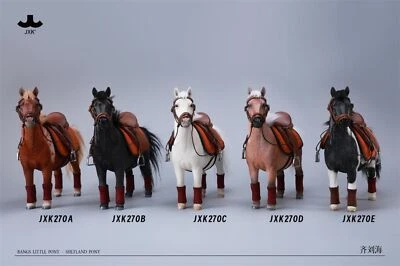 JXK Bangs Little Shetland Pony Model Horse Animal Figure Scene Statue Toys - Image 1 of 4