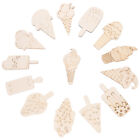 70 Pcs Ice Cream Chips Crafts Household Paper Cut Child