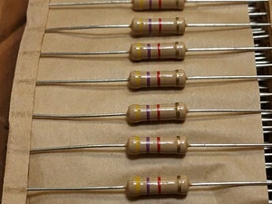 100x RG Resistenze a brugola radar elettrico R200G472JT pellicola carbonio aviazione vintage - Foto 1 di 12
