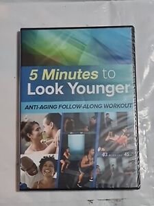 5 Minutes to Look Younger- DVD  4xDisc -Anti Aging Workout - New