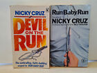 Run Baby Run & Devil on the Run by Nicky Cruz 1990s Paperbacks