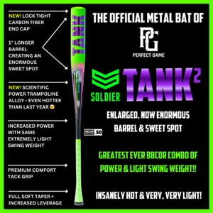 2026 Soldier Tank 2 Drip -3 BBCOR Baseball Bat - Picture 1 of 10