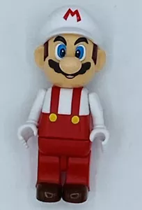 Figura Minifigura K'Nex Super Mario Bros Fire Powerup Mario Bolso Ciego Serie 1 - Imagen 1 de 4