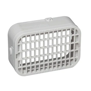 3 pollici x 4 pollici Protezione Downspout per Roditori Bianco in Plastica Tenere fuori i Ratti Schermo per Animali - Foto 1 di 6