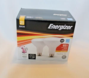 Energizer PowerKeep LED Replacement Light Bulb, BR30 65 Watt, Dimmable 2 Pack - Picture 1 of 7