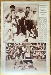 1923 NY Times Mid Week Pictorial - Jack Dempsey - Gibbons Fight - Shelby Montana - Picture 1 of 2