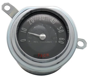 Tacómetro electrónico Corvette 1955-1957 - 6000 rpm máx., sin línea roja - nuevo #1056E - Imagen 1 de 3