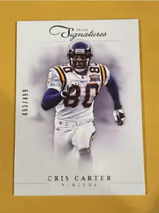 2012 Panini Prime Signatures Cris Carter Base #175 /499 - Picture 1 of 2
