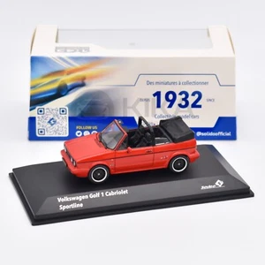 Volkswagen Golf MK1 Cabriolet Rouge 1992 SOLIDO 1/43 S4315801 - Foto 1 di 4